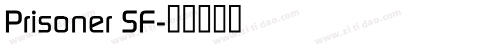 Prisoner SF字体转换